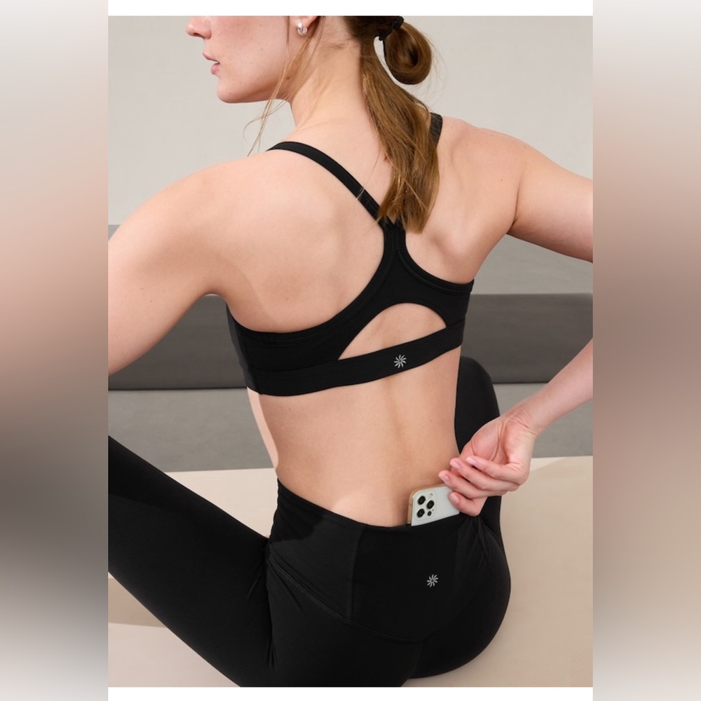 Athleta ELATION ULTRA HIGH RISE 7/8 LEGGING // Black #599750 - Picture 3 of 16